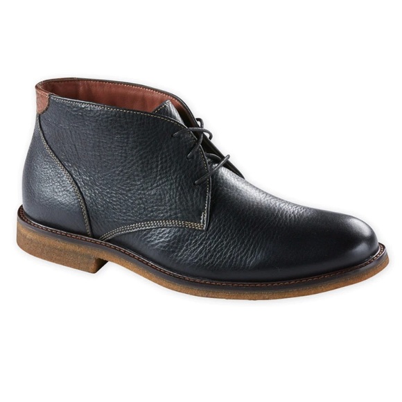 Johnston & Murphy Other - Johnston & Murphy Tumbled Full-Grain Leather Chukka Boot